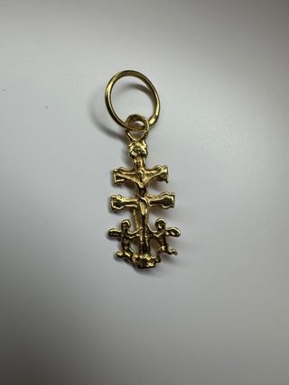 Colgante Cruz Caravaca Oro 18k