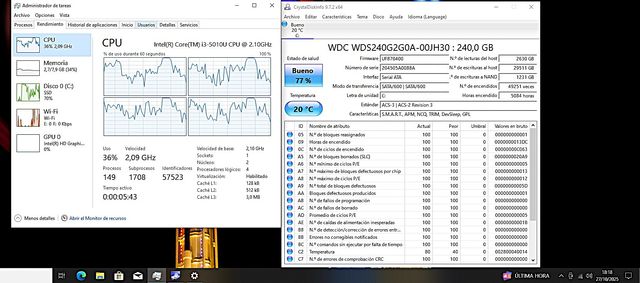 Intel NUC Mini PC i3 - 8GB RAM - 240GB SSD