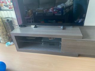 Mueble TV madera color wenge