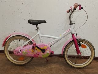 Bicicleta infantil Btwin Princess con ruedines
