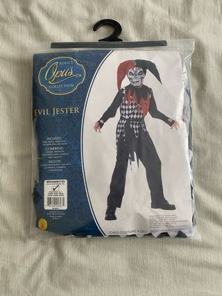 Disfraz Niño Evil Jester Talla M
