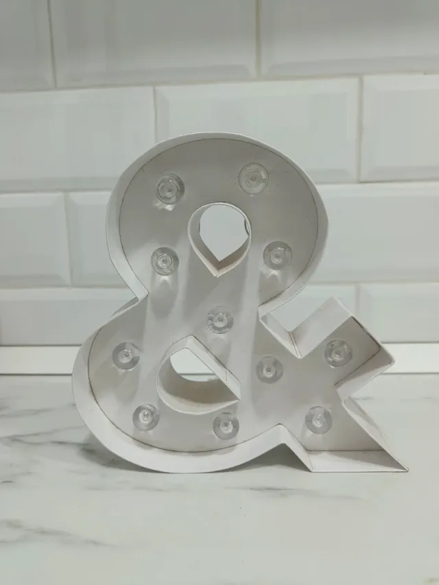Ampersand LED Luz Decorativa