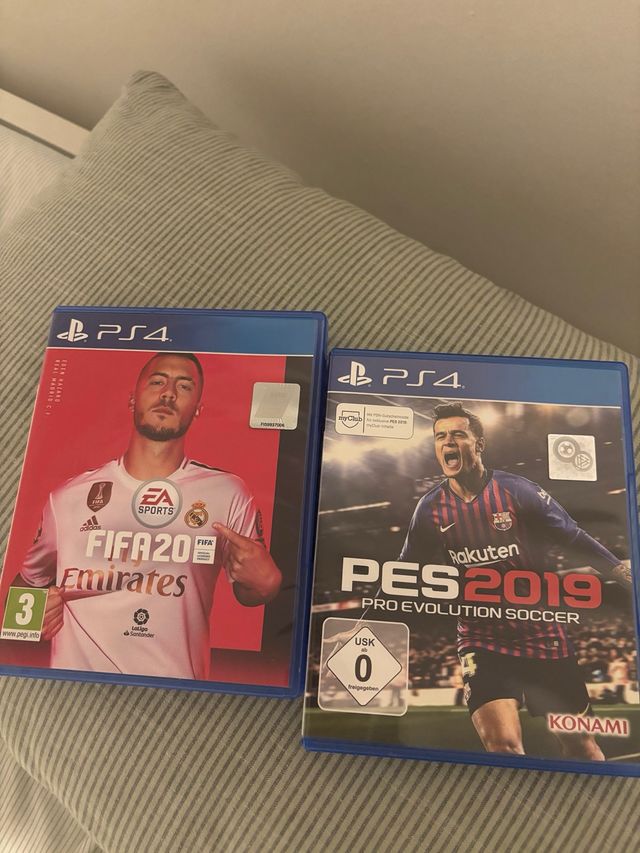 Pack 2 Juegos PS4: FIFA 20 y PES 2019