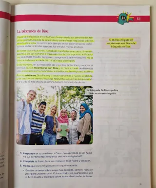 Religión Católica 6 Primaria.  Anaya