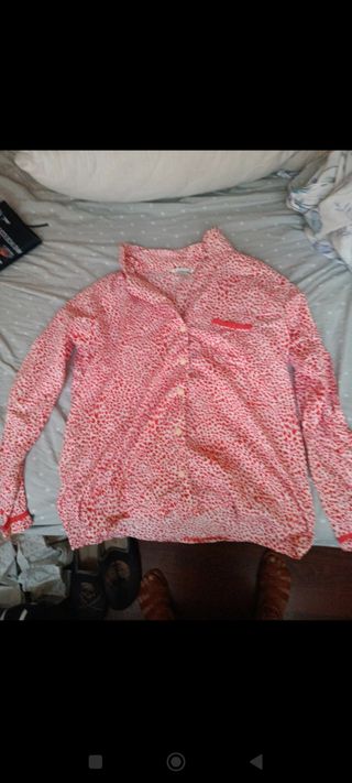 Victoria's Secret Camisa M Estampado Rojo