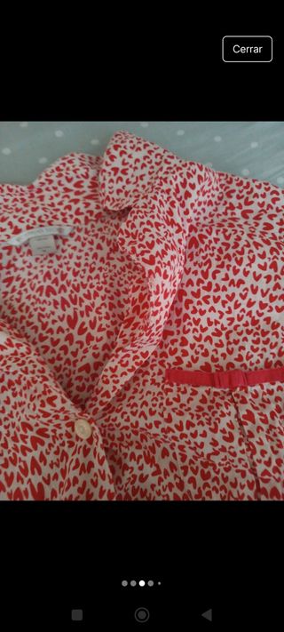 Victoria's Secret Camisa M Estampado Rojo