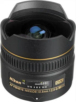 Objetivo Nikon AF Fisheye Nikkor 10.5mm 1:2.8G ED