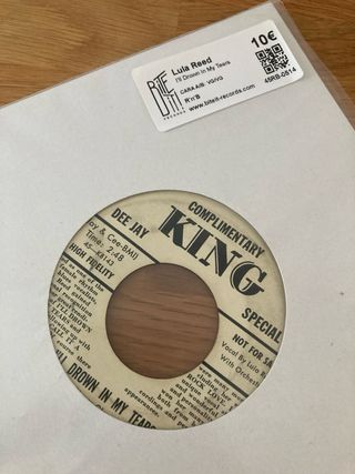 LULA REED - I'LL DROWN IN MY TEARS 7 VINILO