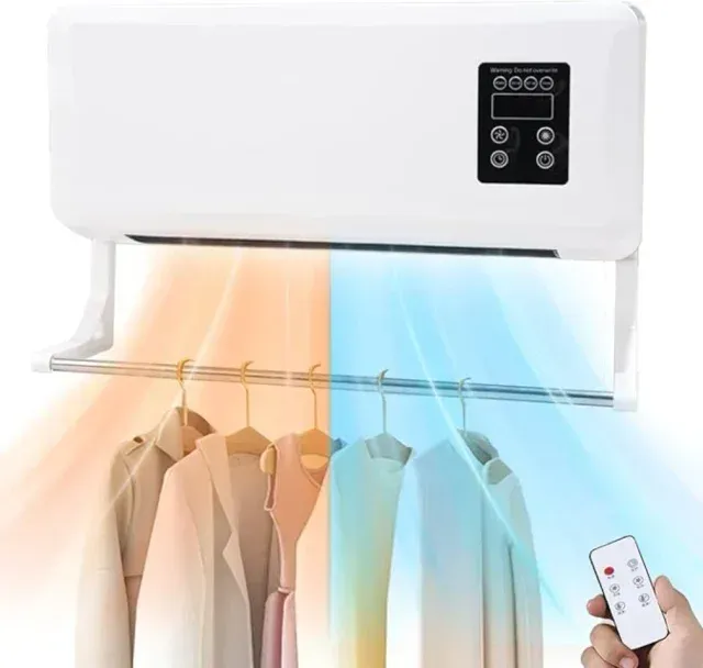 Stufa Elettrica Parete Caldo/Freddo Basso Consumo