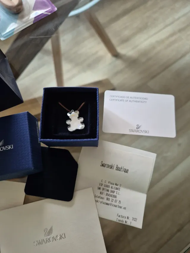 Colgante Swarovski Oso Multicolor