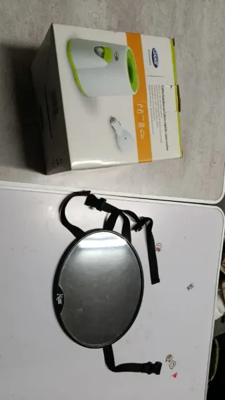 Calienta biberones y espejo coche Jané