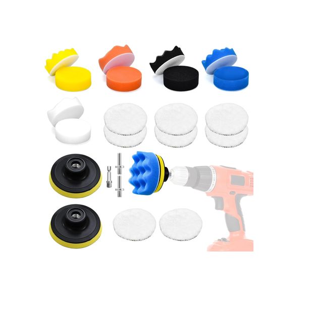 Kit Esponjas Pulir Coche 23 Piezas