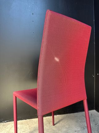 Set 40 Sillas Tela Rosa/Rojo