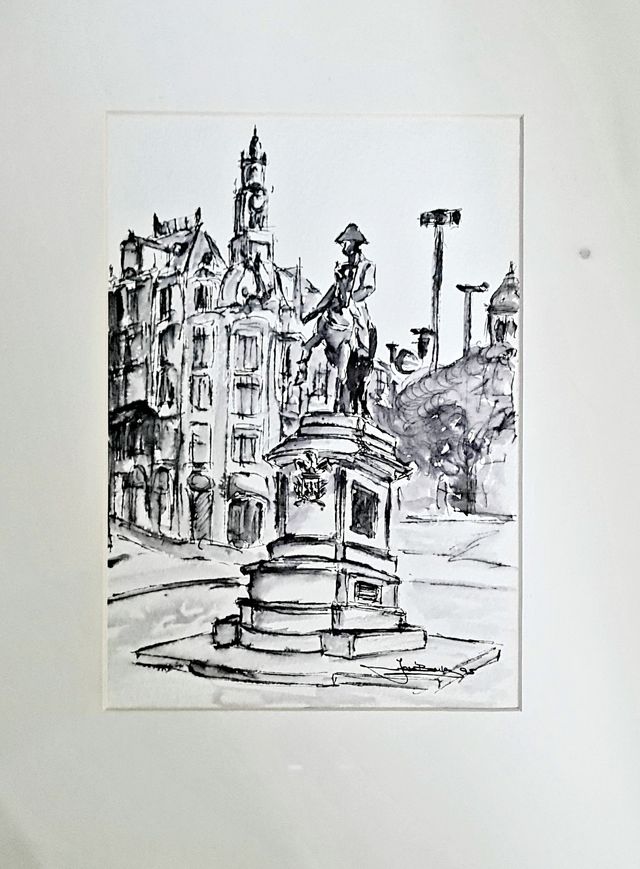 Pintura Original Aguarela José Barbosa