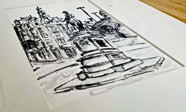 Pintura Original Aguarela José Barbosa