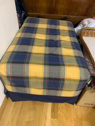 Puff Cama Individual Plegable