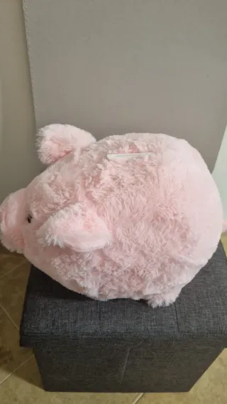 Salvadanaio peluche maialino rosa