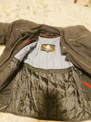 Chaqueta Moto Mujer MTECH Negra