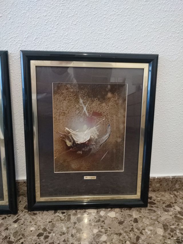 Set 2 Cuadros Abstractos Decorativos