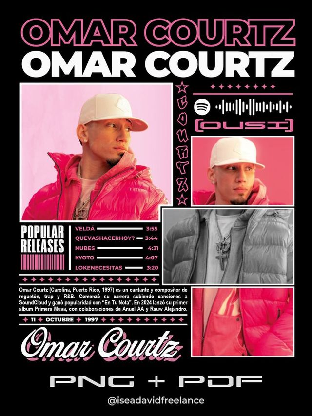 Póster Cantantes PEGATINA 