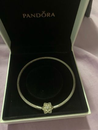 Pulsera Pandora Flor con Circonita