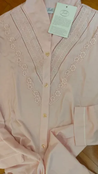 Camicia da notte Joelle tg. M rosa pizzo