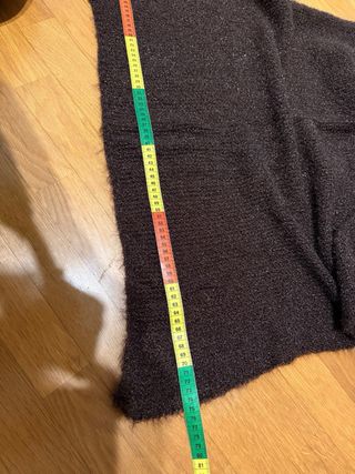 Sciarpa F&M nuova marrone glitterata