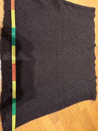 Sciarpa F&M nuova marrone glitterata