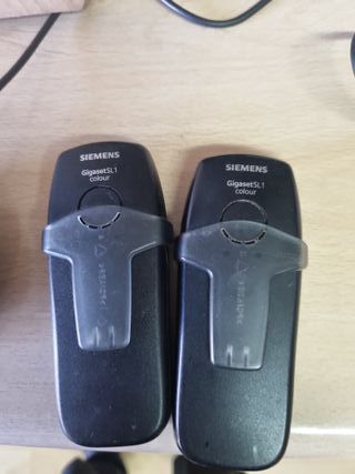 Pack 2 Teléfonos Siemens SL1 DECT Negros