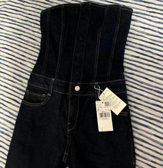 Tuta jeans donna nuova con cartellino