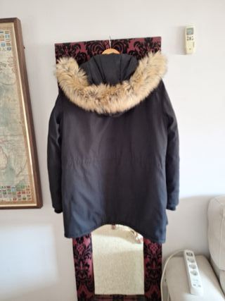 Chaquetón negro talla M