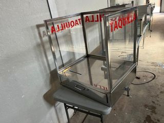 Taquilla metálica con cristal