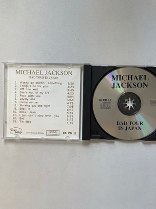 Michael Jackson Bad Tour Japan CD