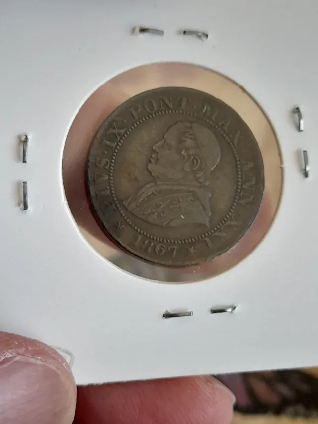 Lotto 5 monete Stato Pontificio Soldi/quattro..