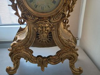 Reloj de sobremesa de bronce