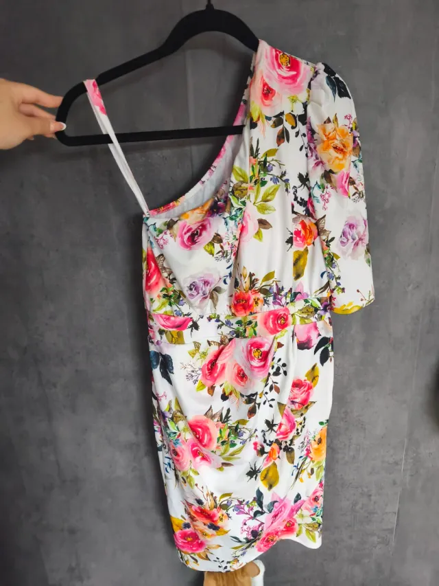 Vestido estampado floral mujer