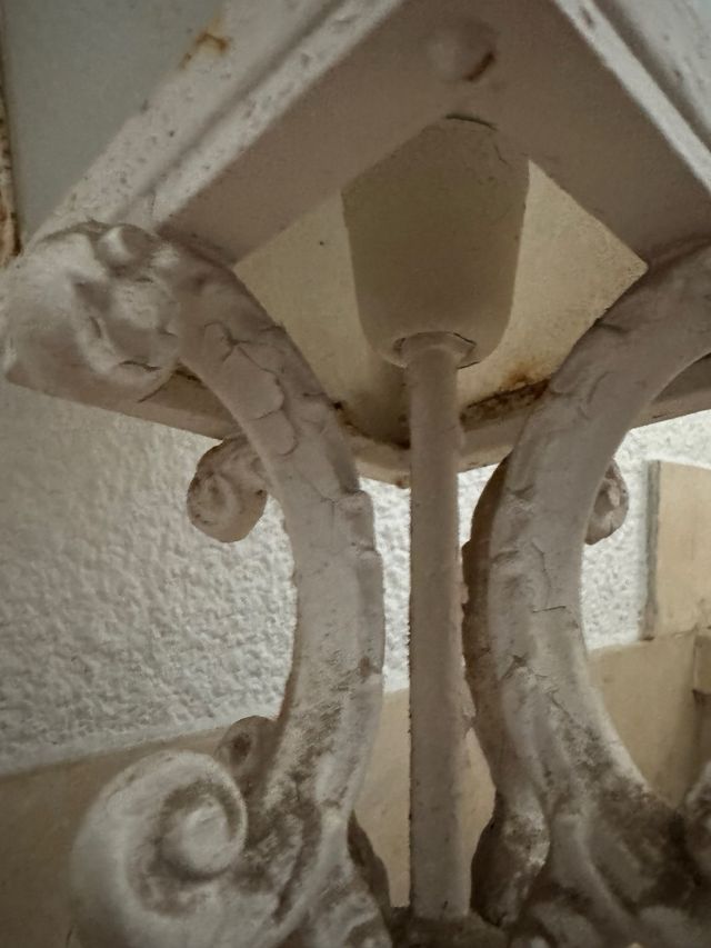 Aplique mural exterior hierro fundido