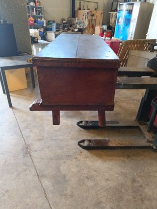 Dos Arca antigua de madera