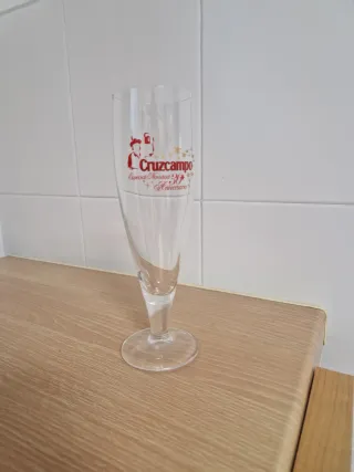 3 Vasos de cerveza Cruzcampo