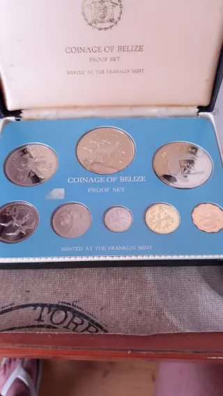 Estuche Monedas Belice Proof Set