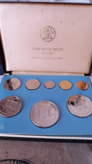 Estuche Monedas Belice Proof Set