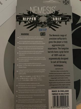 Dardos Harrows Nemesis 20gr Softip