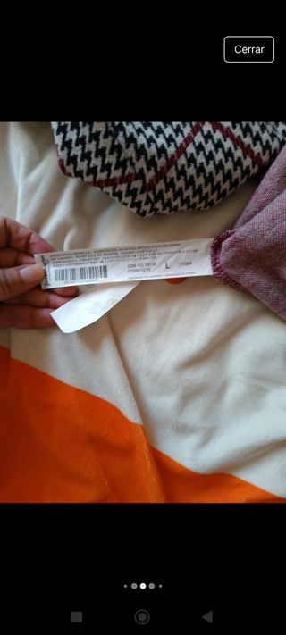 Vestido midi pata de gallo Stradivarius 