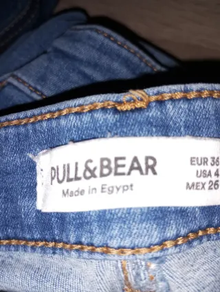 4 Vaqueros PULL&BEAR Talla S