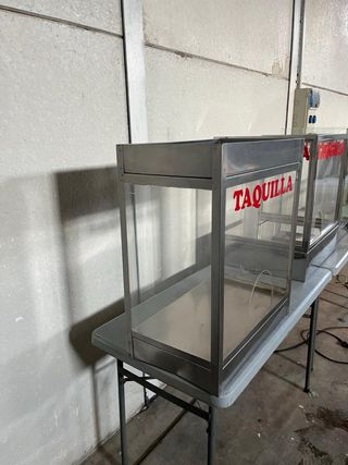 Taquilla metálica con cristal