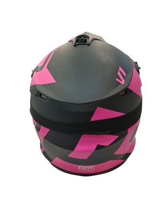 CASCO DE MOTOCROSS FOX V1 DOT ROSA