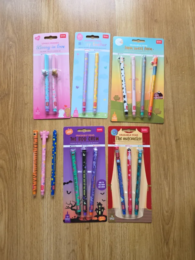 5 Conjuntos Legami + 3 Canetas Edições 2025