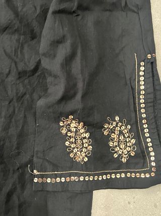 Camicia donna Camomilla nera con paillettes