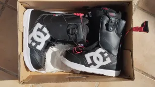 Botas Snowboard DC Negras y Rojas