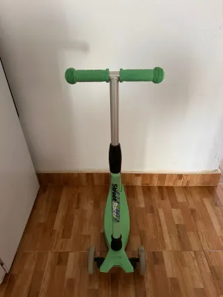 Patinete infantil 3 ruedas verde